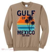 Gulf Of Mexico Since 1550 Retro Beach Sweatshirt thumb 0