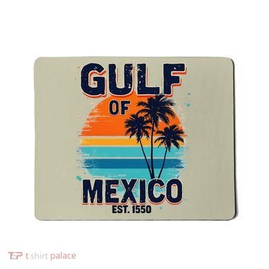 Gulf Of Mexico Since 1550 Retro Beach Mousepad