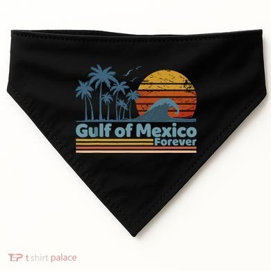 Gulf Of Mexico USA-Made Doggie Bandana