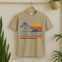 Gulf Of Mexico Est 1550 Retro Vintage Beach T-Shirt thumb 2