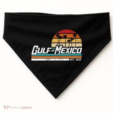 Gulf Of Mexico USA-Made Doggie Bandana