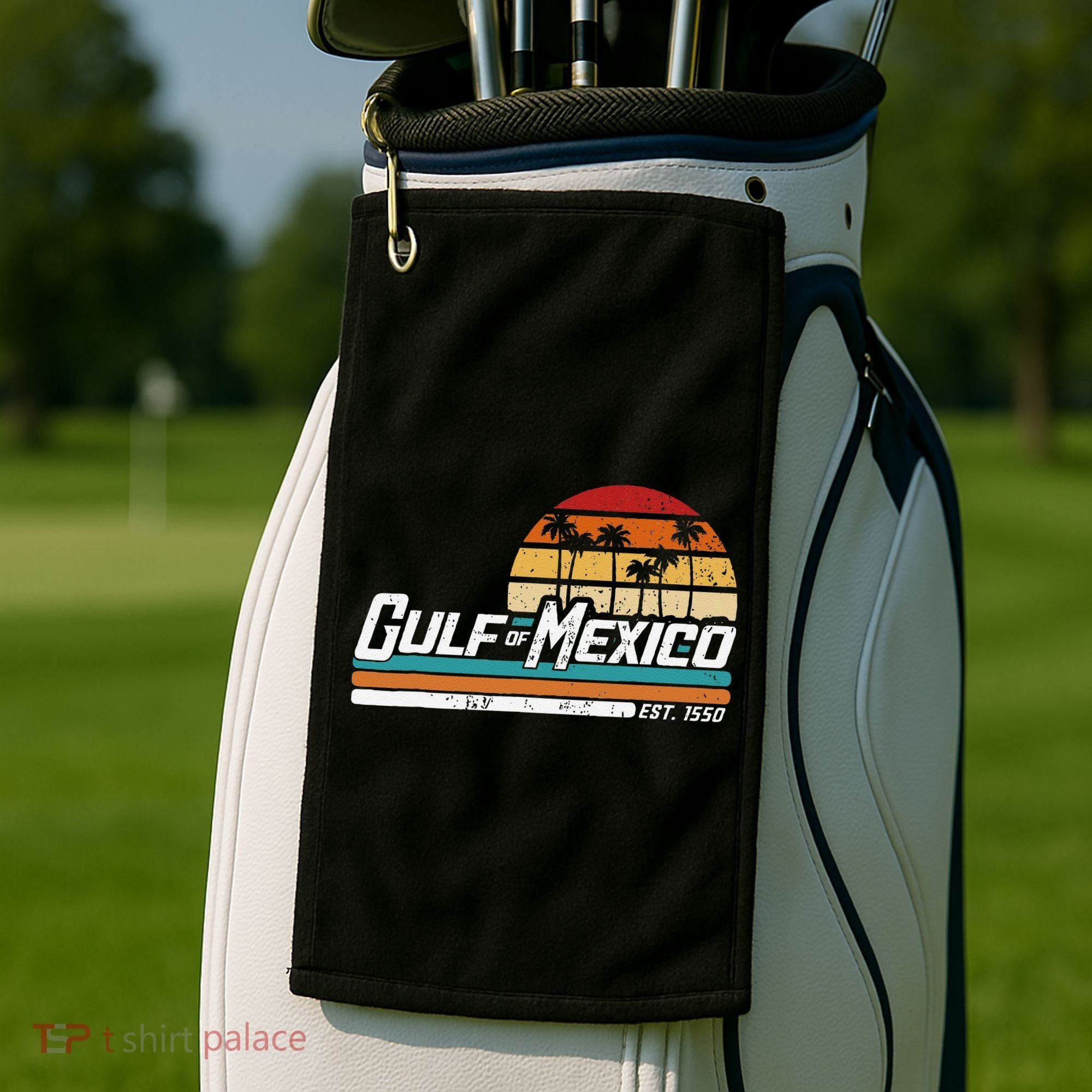 Gulf Of Mexico Golf Towel