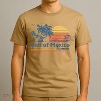 Gulf Of Mexico Forever Vintage Retro T-Shirt thumb 3