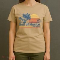 Gulf Of Mexico Forever Vintage Retro T-Shirt thumb 4