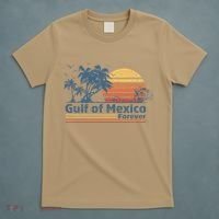 Gulf Of Mexico Forever Vintage Retro T-Shirt thumb 5
