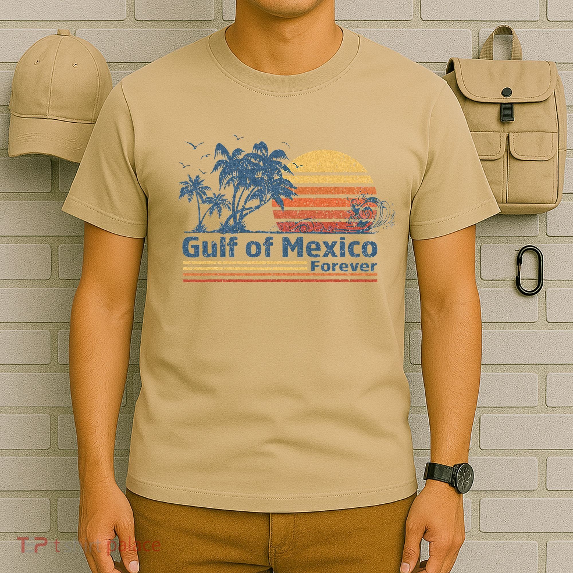 Gulf Of Mexico Forever Vintage Retro T-Shirt