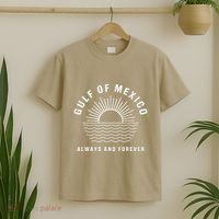 Gulf Of Mexico Always & Forever Vintage Sunset Political T-Shirt thumb 2