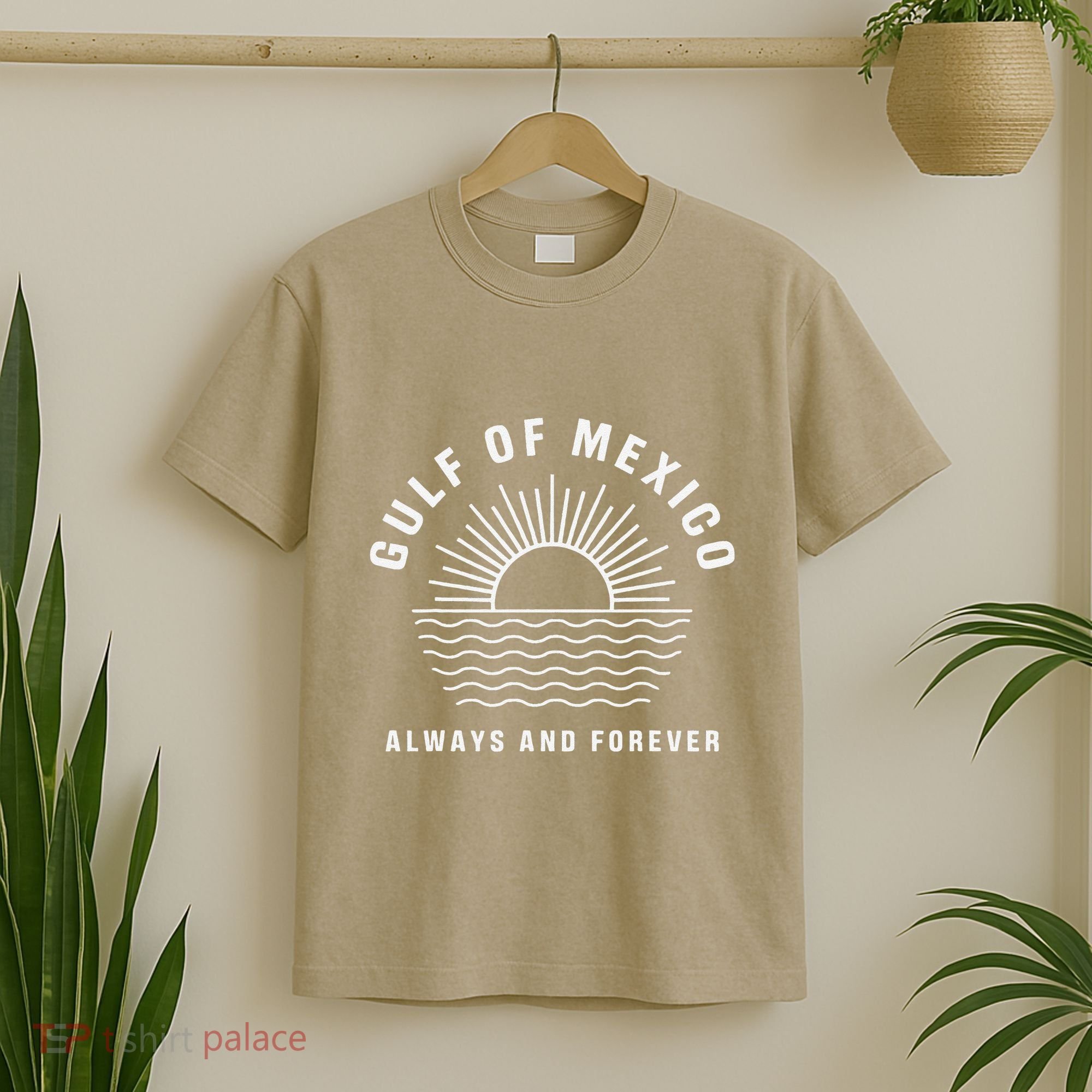 Gulf Of Mexico Always & Forever Vintage Sunset Political T-Shirt