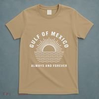 Gulf Of Mexico Always & Forever Vintage Sunset Political T-Shirt thumb 5