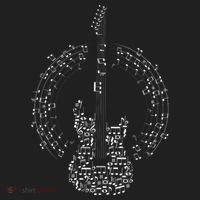 Guitar Of Musical Notes Women's Sweatshirt thumb 2