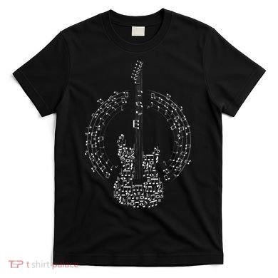 Guitar Of Musical Notes T-Shirt