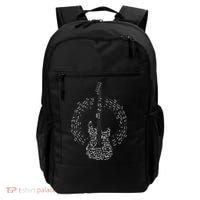 Guitar Of Musical Notes Backpack thumb 0