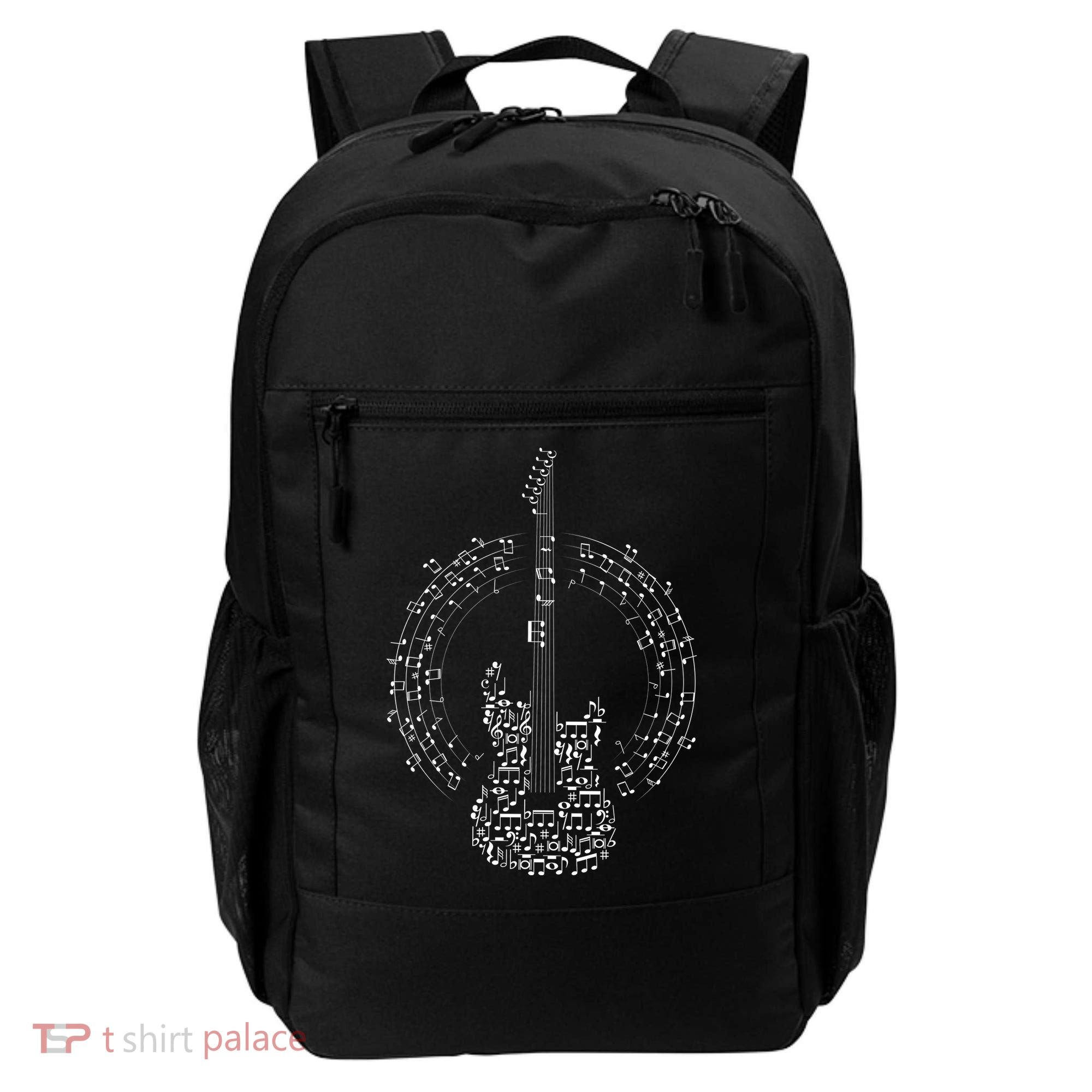 Guitar Of Musical Notes Backpack