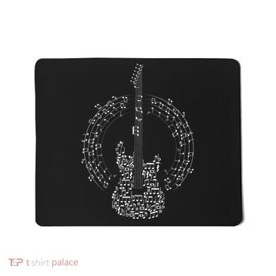 Guitar Of Musical Notes Mousepad