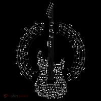 Guitar Of Musical Notes Baby Bodysuit thumb 2