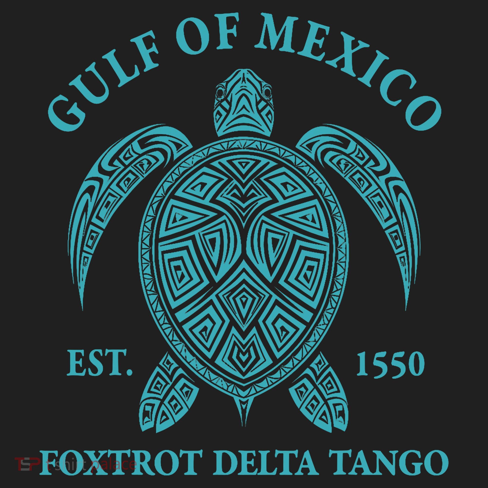 Gulf Of Mexico Turtle Foxtrot Delta Tango EST 1550 Women's Sweatshirt