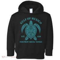 Gulf Of Mexico Turtle Foxtrot Delta Tango EST 1550 Toddler Hoodie thumb 0