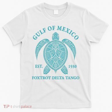 Gulf Of Mexico Turtle Foxtrot Delta Tango EST 1550 T-Shirt