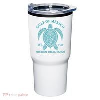 Gulf Of Mexico Turtle Foxtrot Delta Tango EST 1550 Tumbler thumb 0