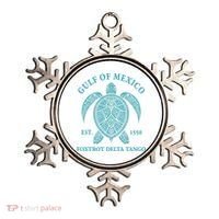 Gulf Of Mexico Turtle Foxtrot Delta Tango EST 1550 Ornament thumb 0