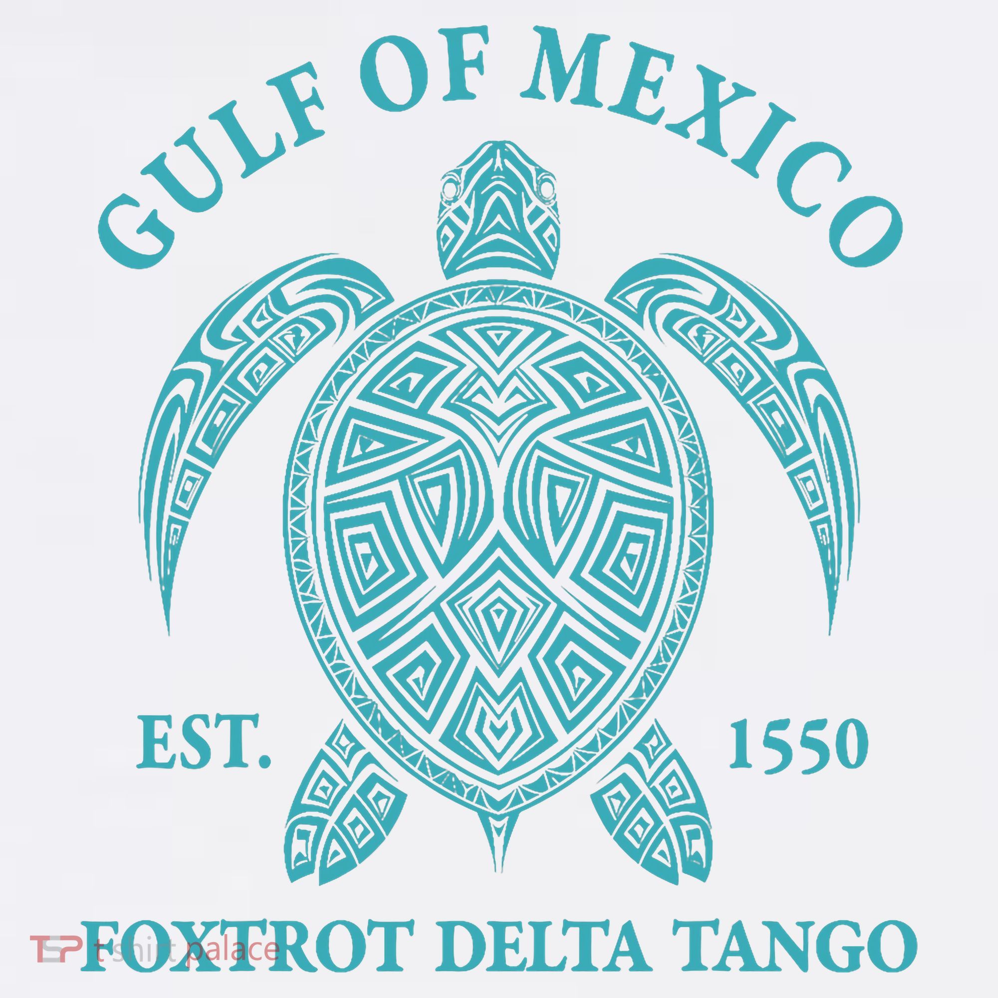 Gulf Of Mexico Turtle Foxtrot Delta Tango EST 1550 Women's Tank Top