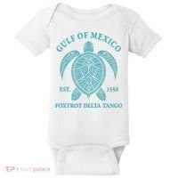 Gulf Of Mexico Turtle Foxtrot Delta Tango EST 1550 Baby Bodysuit thumb 0