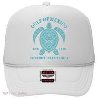 Gulf Of Mexico Turtle Foxtrot Delta Tango EST 1550 Hat thumb 0