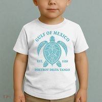 Gulf Of Mexico Turtle Foxtrot Delta Tango EST 1550 Toddler T-Shirt thumb 2