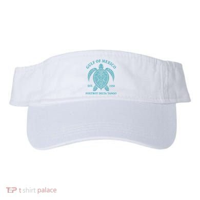 Gulf Of Mexico Turtle Foxtrot Delta Tango EST 1550 Visor