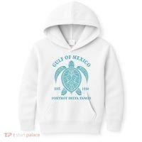Gulf Of Mexico Turtle Foxtrot Delta Tango EST 1550 Kids Hoodie thumb 0