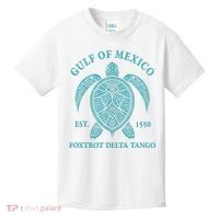Gulf Of Mexico Turtle Foxtrot Delta Tango EST 1550 Kids T-Shirt thumb 0