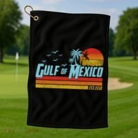 Gulf Of Mexico Golf Towel thumb 1