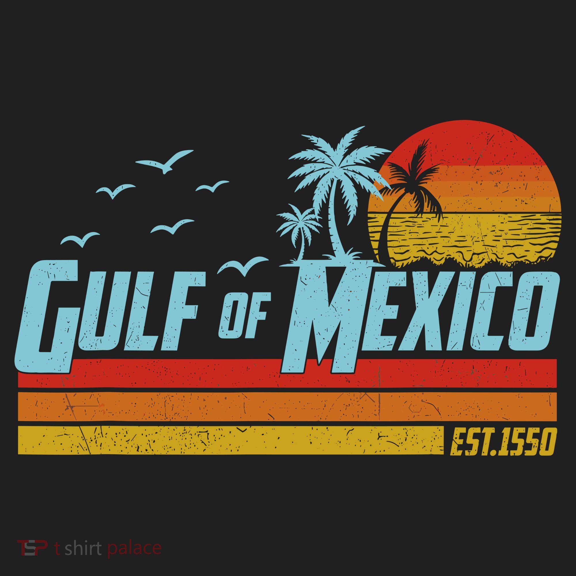 Gulf Of Mexico Golf Towel