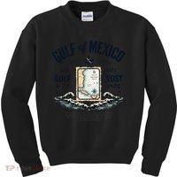 Gulf Of Mexico Since 1672 Historic Map 1672 Funny Tees Kids Sweatshirt thumb 0