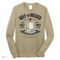 Gulf Of Mexico Since 1672 Historic Map 1672 Funny Tees Long Sleeve Shirt thumb 0