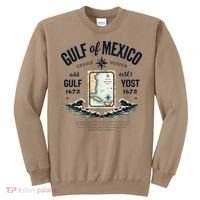 Gulf Of Mexico Since 1672 Historic Map 1672 Funny Tees Sweatshirt thumb 0