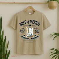 Gulf Of Mexico Since 1672 Historic Map 1672 Funny Tees T-Shirt thumb 2