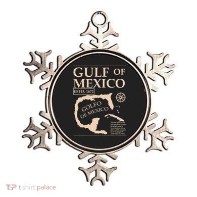 Gulf Of Mexico 1672 Historic Map Ornament