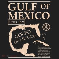 Gulf Of Mexico 1672 Historic Map Hat thumb 2