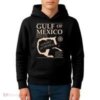 Gulf Of Mexico 1672 Historic Map Kids Hoodie thumb 4