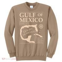 Gulf Of Mexico 1672 Historic Map Sweatshirt thumb 0