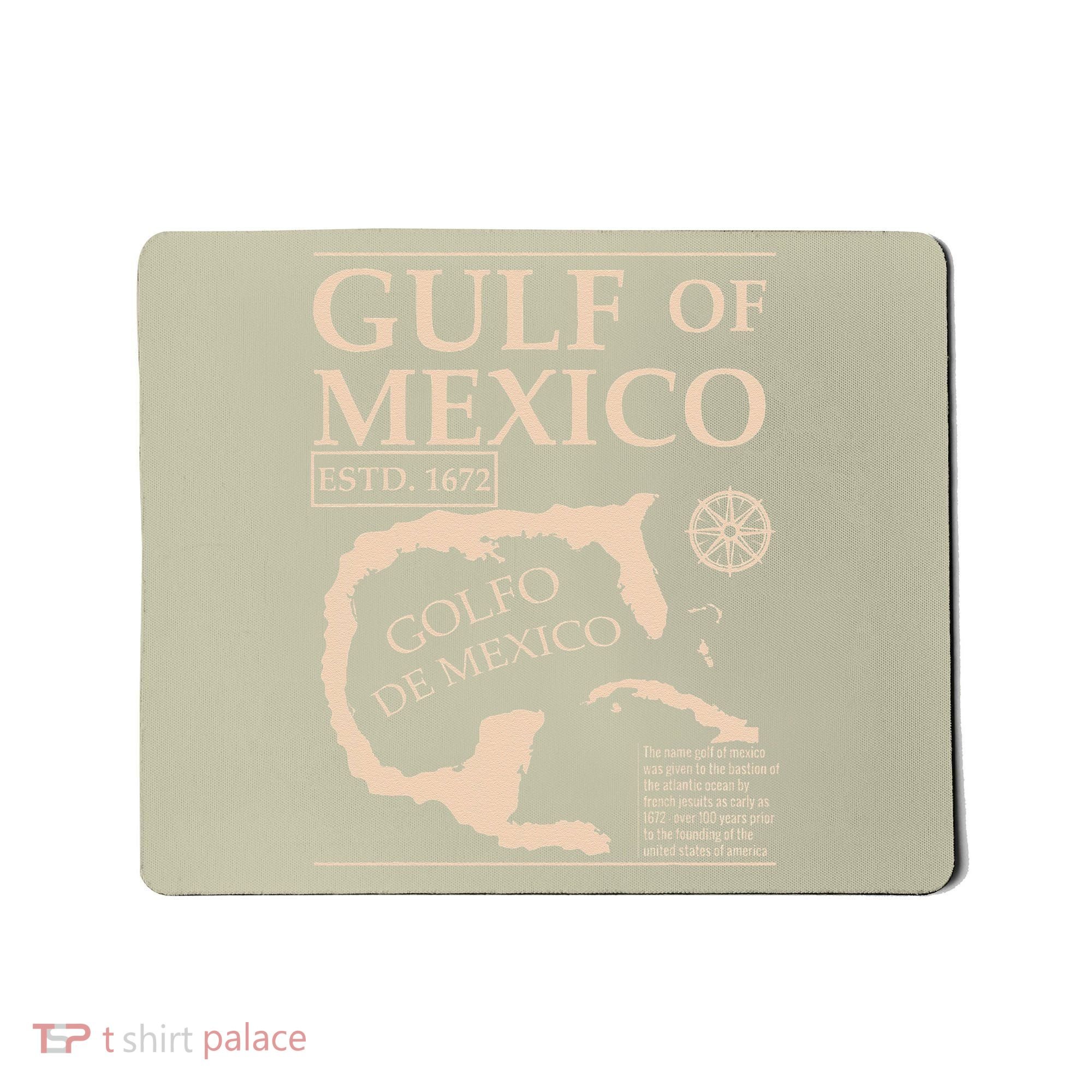 Gulf Of Mexico 1672 Historic Map Mousepad