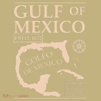 Gulf Of Mexico 1672 Historic Map Mousepad thumb 1