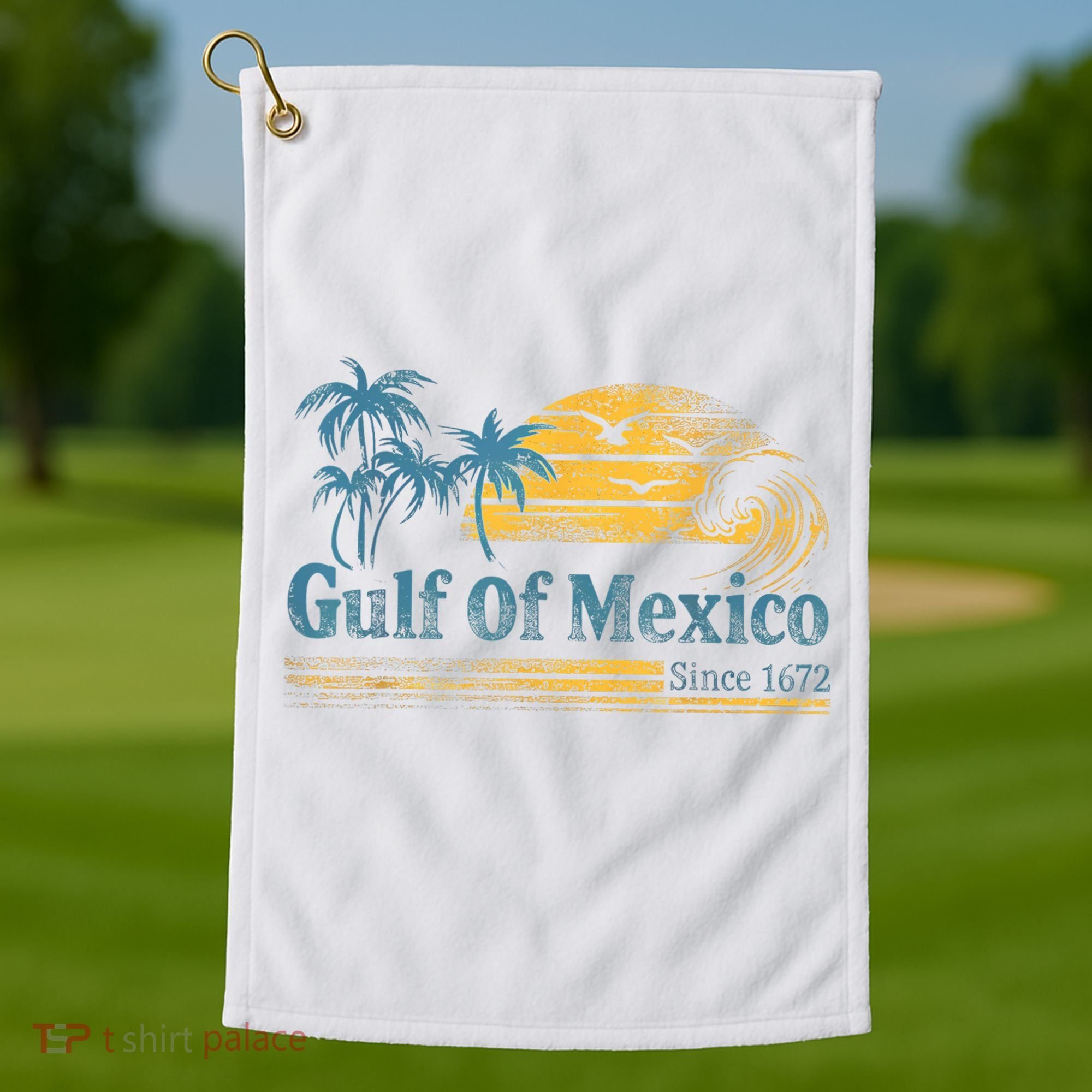 Gulf Of Mexico Golf Towel