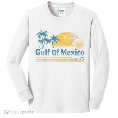 Gulf Of Mexico Kids Long Sleeve Shirt