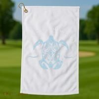 Gulf Of Mexico Turtle Golf Towel thumb 1