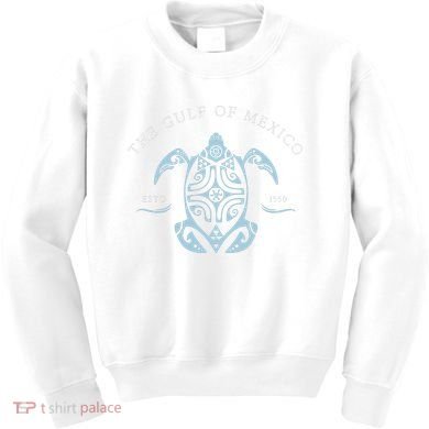 Gulf Of Mexico Turtle Kids Sweatshirt