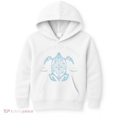 Gulf Of Mexico Turtle Kids Hoodie