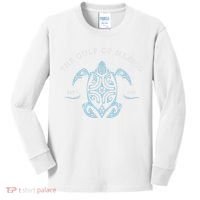 Gulf Of Mexico Turtle Kids Long Sleeve Shirt thumb 0