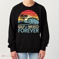 Gulf Of Mexico Forever Wave Surfing Tropical Women's Sweatshirt thumb 0